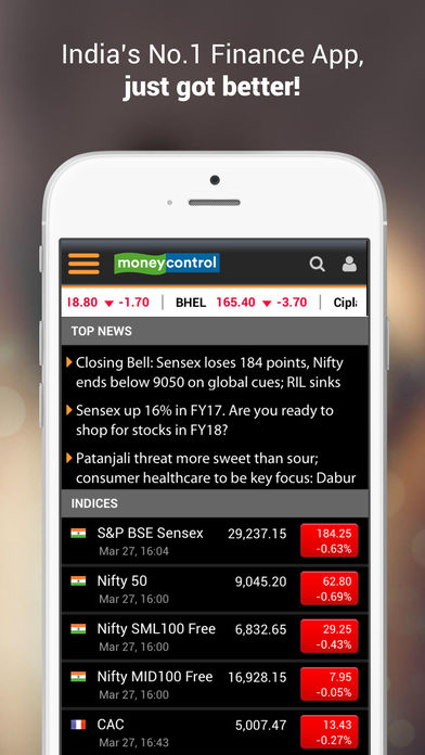 Download Moneycontrol Markets on Mobile App on your Windows XP/7/8/10 and MAC PC